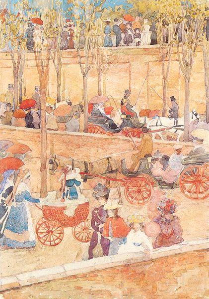 Maurice Prendergast Afternoon. Pincian Hill